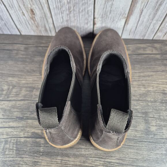 Clarks Clarkdale Easy Chelsea Pull On Boots Dark Brown Suede Men\'s Sz 11 M (VGC) main image 4